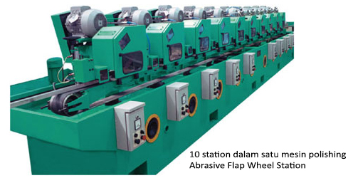 Mesin Polishing  Tube Flap Wheel
